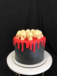 Bolo decorado produzido pela Manda Cake
